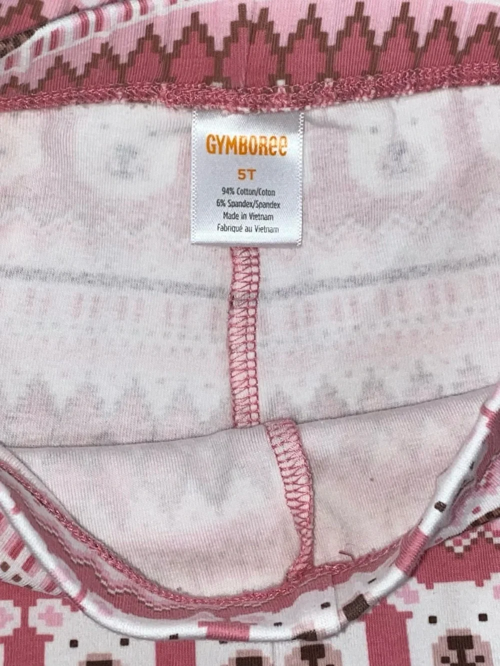 Gymboree Girls ‘Bear Hugs’ Cream and Pink Polar Bear 3-piece Sweater Set Size 5T